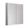 2 Door Cabinet Demist Shaver 650X700mm Clearance Mirror Waterworks Bathrooms 