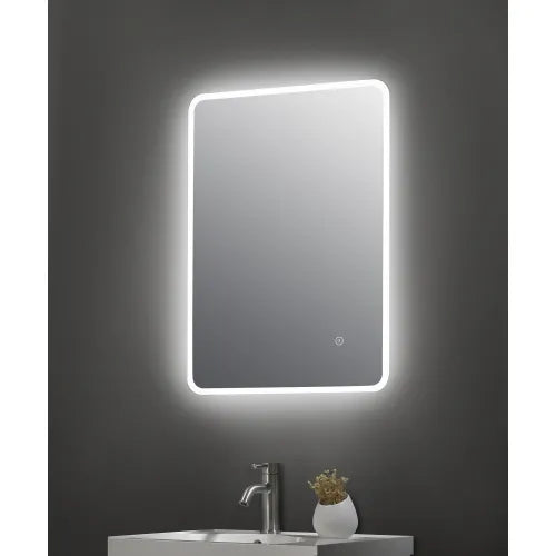 700 X 500 Ambient Mirror Silver Bathrooms at Unit 5 