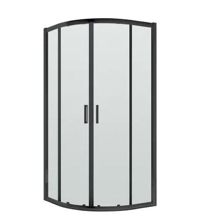 900mm Black Profile Quadrant Enclosure Matt Black Bathrooms at Unit 5 