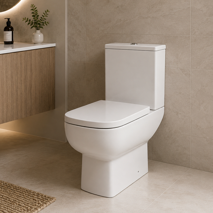 Rimless Toilet  with Soft Close Seat