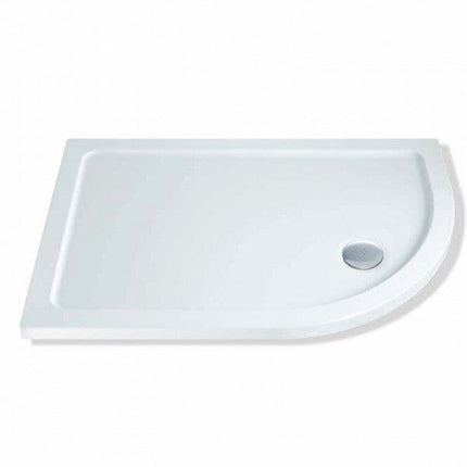 ABS Shower Tray - Offset Quadrant - 1200mm x 900mm - White (Right Hand) Waterworks Bathrooms 