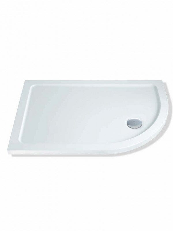ABS Shower Tray - Offset Quadrant - 1200mm x 900mm - White (Right Hand) Waterworks Bathrooms 