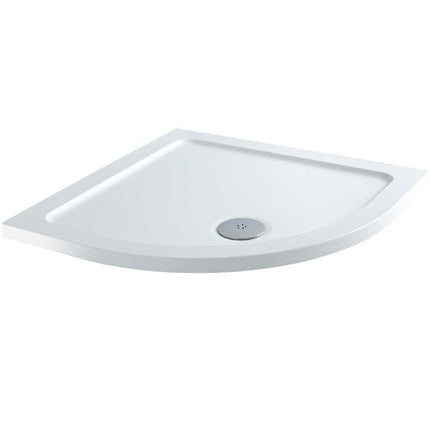 ABS Shower Tray - Quadrant 800 x 800mm - White Waterworks Bathrooms 