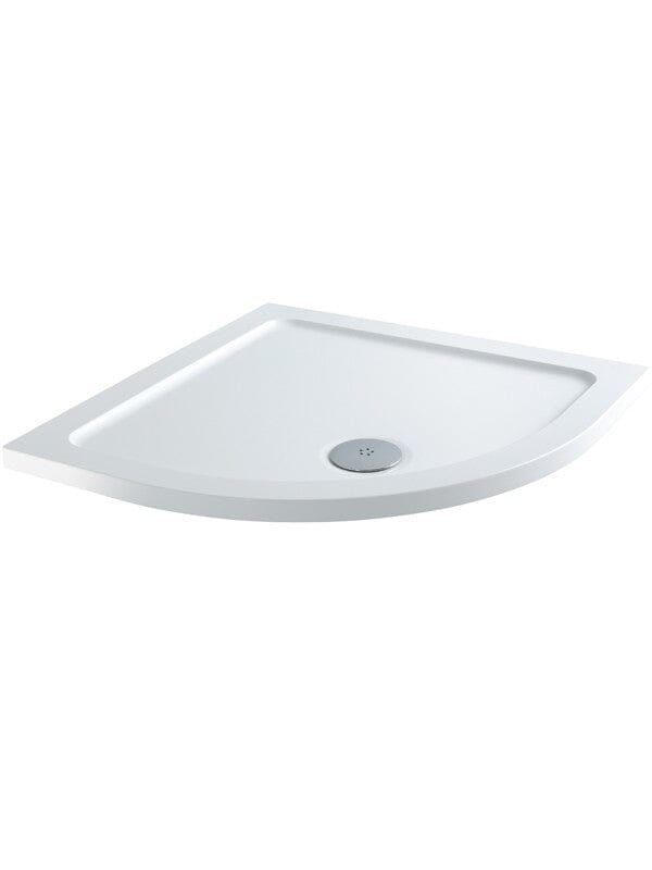 ABS Shower Tray - Quadrant 800 x 800mm - White Waterworks Bathrooms 