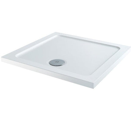 ABS Shower Tray - Square - 900mm x 900mm - White Waterworks Bathrooms 