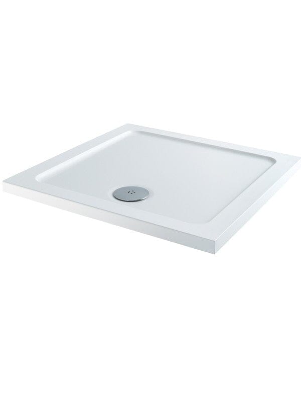 ABS Shower Tray - Square - 900mm x 900mm - White Waterworks Bathrooms 