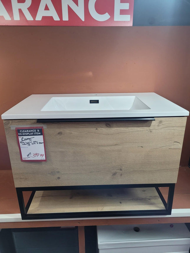 Ambiance 800mm Wall Hung Vanity Unit Clearance Vanity Unit Waterworks Bathrooms 