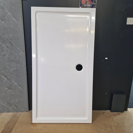 ANTISLIP TRAY WHITE 1500 x 800 Clearance Shower Tray Bathrooms at Unit 5 