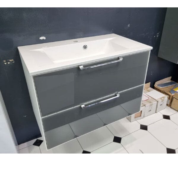 Aston Vanity Unit - 800 - Quartz Grey Clearance Vanity Unit Waterworks Bathrooms 