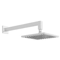 Atmosphere Air-injected 200mm Square Easy Clean Slimline Sho Shower Head Vado 