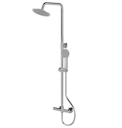 Bar Valve & Rigid Riser KitMin 0.5 Bar Exposed Shower Waterworks Bathrooms 
