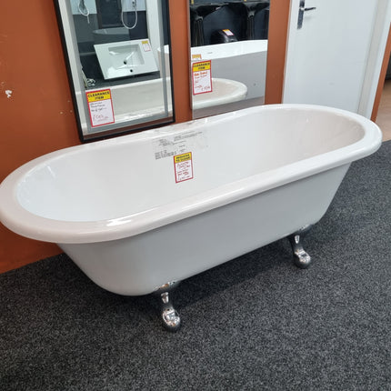 Burlington Double Ended Freestanding Bath 1700 x 750mm Clearance Bath Waterworks Bathrooms 