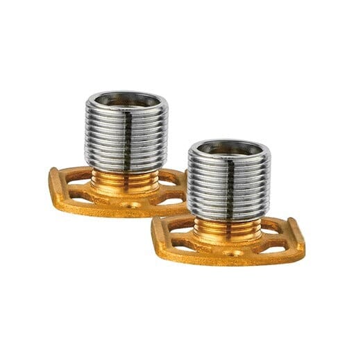 Chrome Easy Fix Bar Shower Fixing Kit - No Covers Waterworks Showers Waterworks Bathrooms 