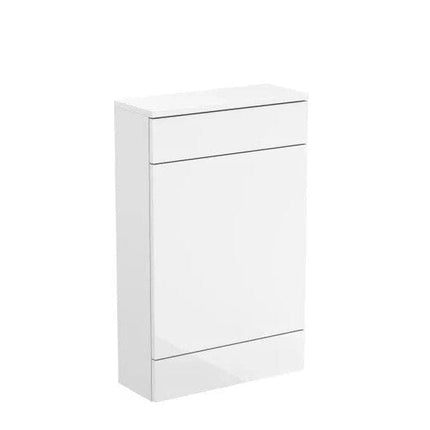 Compact Slim Satin White Wc Unit (Excluding Cistern) Waterworks Vanity Units Waterworks Bathrooms 