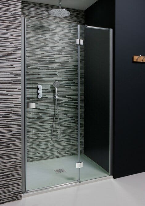 CROSSWATER Design Hinged Door Silver Clear 760mm *EX-DISPLAY* Clearance Shower Enclosure Crosswater 