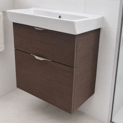 Deuco Elan 600 Wall Hung Vanity Unit & Basin Clearance Vanity Unit Waterworks Bathrooms 