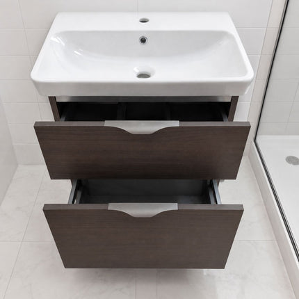 Deuco Elan 600 Wall Hung Vanity Unit & Basin Clearance Vanity Unit Waterworks Bathrooms 