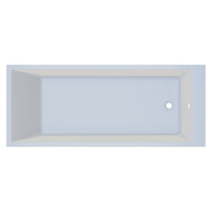 Excel Slim Edge Square Single Ended Bath - 1700 x 700mm Waterworks Baths Screens and Panel Waterworks Bathrooms 