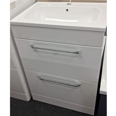 Ezra 600mm Floor Standing Vanity Unit & Basin Clearance Vanity Unit Waterworks Bathrooms 