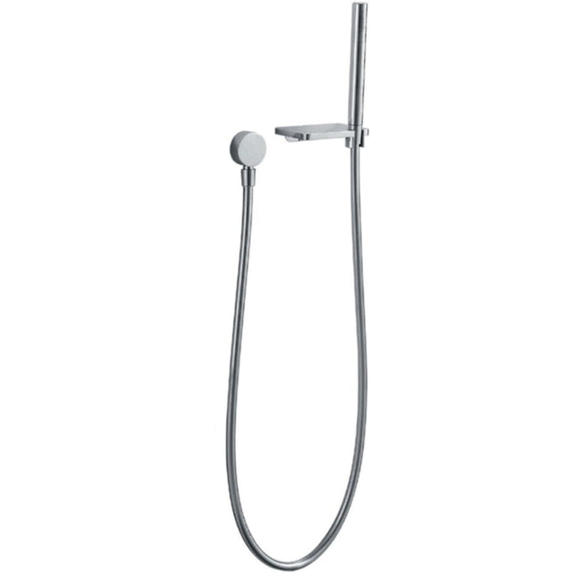 Flova Annecy Hand Held Shower With Shelf Shower Bracket, Wall Outlet Elbow And Hose Slide Rail Kit Flova 