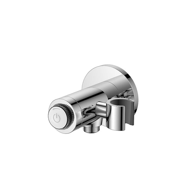 Flova GoClick handset holder with Flow Control – Round Wall Outlet Flova 