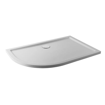 FORM40 A/S QUAD TRAY WHITE 1000x800mm Left Hand Shower Tray Kudos 