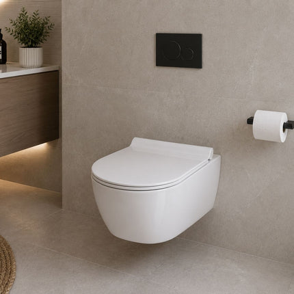 GSI Pura Wall Hung Pan and Seat Clearance Toilet Waterworks Bathrooms 