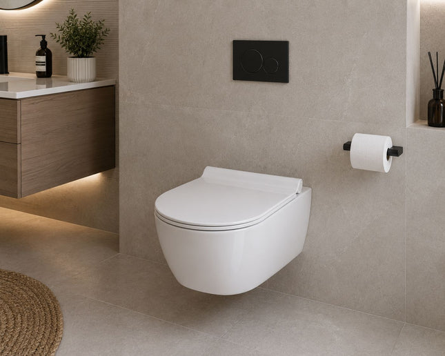 GSI Pura Wall Hung Pan and Seat Clearance Toilet Waterworks Bathrooms 