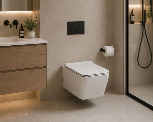 GSI Pura Wall Hung Pan and Seat Clearance Toilet Waterworks Bathrooms 