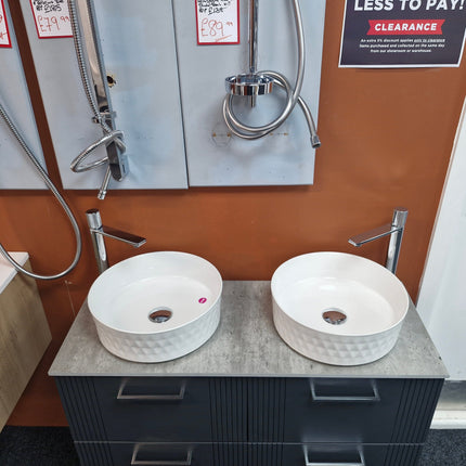 HIB Fabrica 1200 Vanity Unit with Worktop & countertop basin Clearance Vanity Unit HIB 