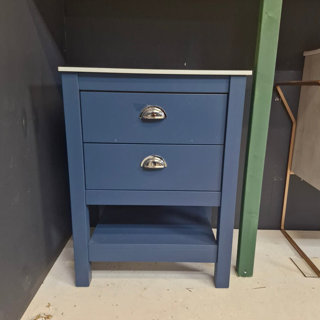 Hicks Blue Aldridge 600 Washstand & Worktop Clearance Vanity Unit Bathrooms at Unit 5 