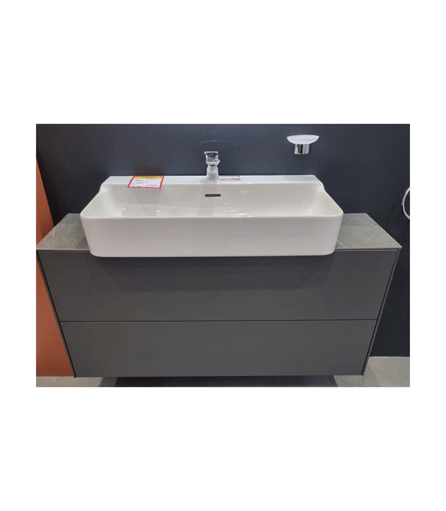 Ideal Standard Conca 1200 WH unit matt anthracite including worktop and basin Clearance Vanity Unit Ideal Standard 