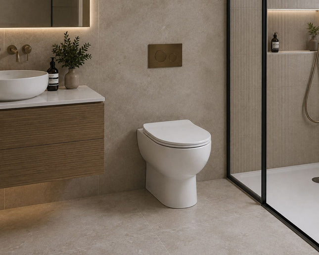 Ivo Back to wall Pan and seat Clearance Toilet Waterworks Bathrooms 