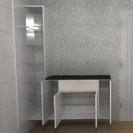 JJO Fitted Furniture set Standard Depth Clearance Vanity Unit Waterworks Bathrooms 