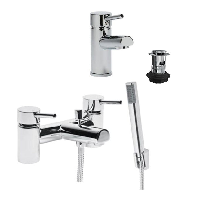 Joy Basin Mixer & Bath Shower Mixer Tap Pack Tap Pack Roper Rhodes 
