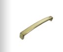 Lux 170mm Chunky D-Shape Handle - Brushed Brass Accessories Waterworks Bathrooms 