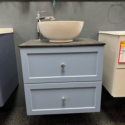 M Series 600 Wall Mounted Double Drawer Cabinet Clearance Vanity Unit Deuco 