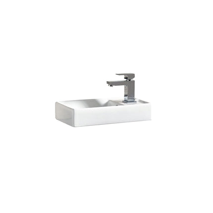 Metro Cloakroom Vanity Floor Standing White Gloss Waterworks Vanity Units Waterworks Bathrooms 