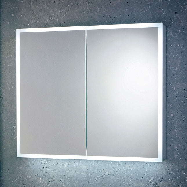 Mia LED Mir Cabinet W/Demister Pad & Shaver Socket 600x700mm Clearance Mirror Waterworks Bathrooms 