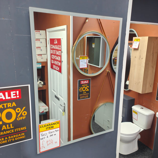 Neo LED Mirror (700 X 500mm) Mirror Waterworks Bathrooms 
