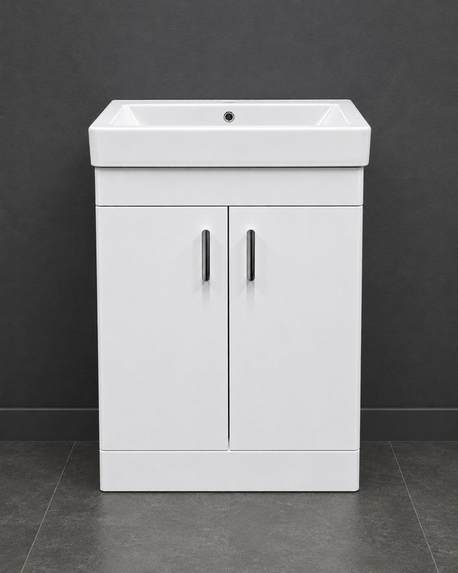 Ocean 600 Floorstanding Vanity Unit & Basin Clearance Vanity Unit Waterworks Bathrooms 