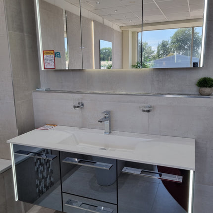 PELIPAL - Leonardo Vanity Unit & Mirror Cabinet Bundle Clearance Vanity Unit Waterworks Bathrooms 