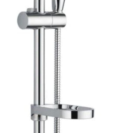 Round Shower Rail kit with soap dish Waterworks Showers Waterworks Bathrooms 