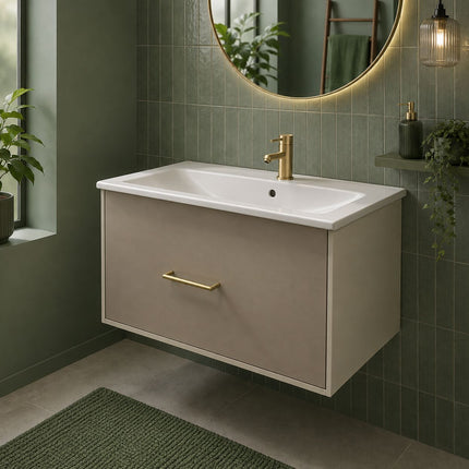 Safari 800 Wall Hung Vanity Unit & Basin Clearance Vanity Unit Waterworks Bathrooms 