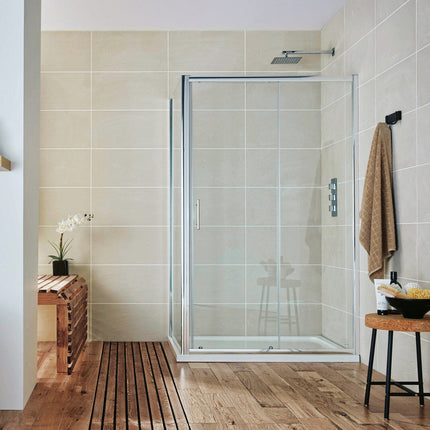 Savio 6mm Sliding Shower Door 1000 mm Waterworks Bathrooms 