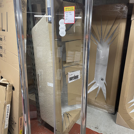 SCUDO Bifold Semi Frameless Door 760mm *EX-DISPLAY* Clearance Shower Enclosure Scudo 