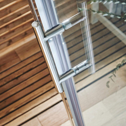 SCUDO Bifold Semi Frameless Door 760mm *EX-DISPLAY* Clearance Shower Enclosure Scudo 