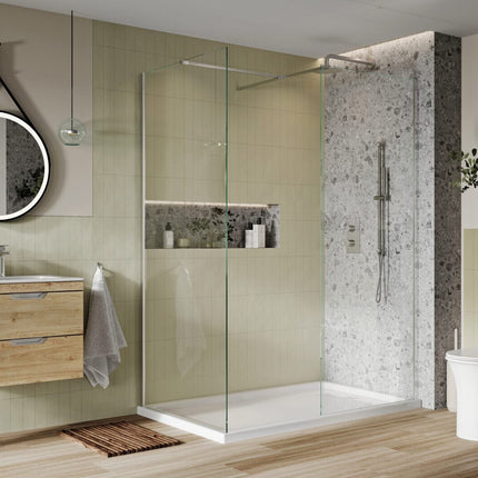 Senso 8mm Walk-in Panel 1000x2000 Waterworks Bathrooms 