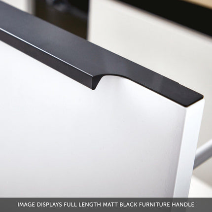 Sharp Black - 600 wrap over Handle Waterworks Vanity Units Waterworks Bathrooms 