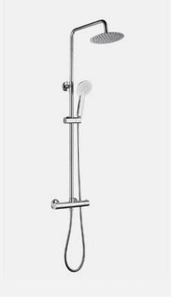 Thermostatic Exposed Shower Valve, Head and Handset (WRAS) Exposed Shower Waterworks Bathrooms 
